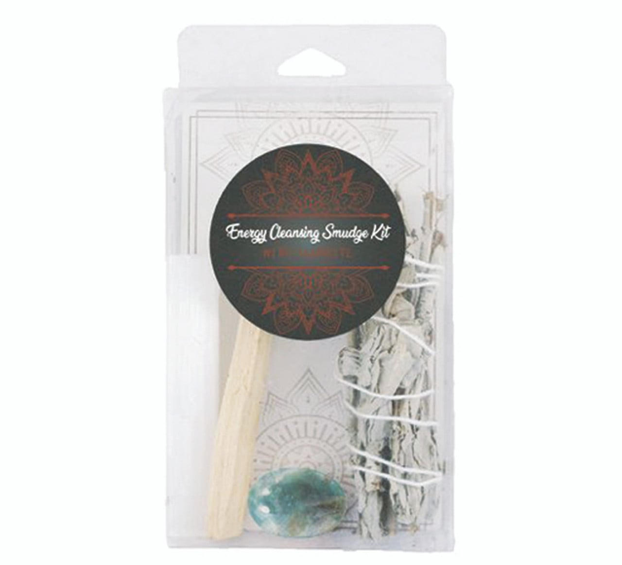 Energy Cleansing Smudge Kit w/ Fluorite