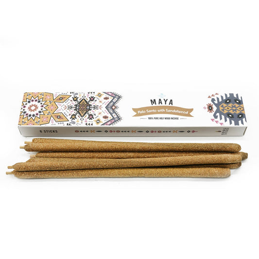 “MAYA” Palo Santo Incense Sticks w/ Sandalwood