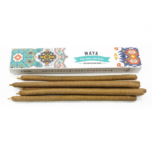 “MAYA” Palo Santo Incense Sticks w/ Ruda Rue