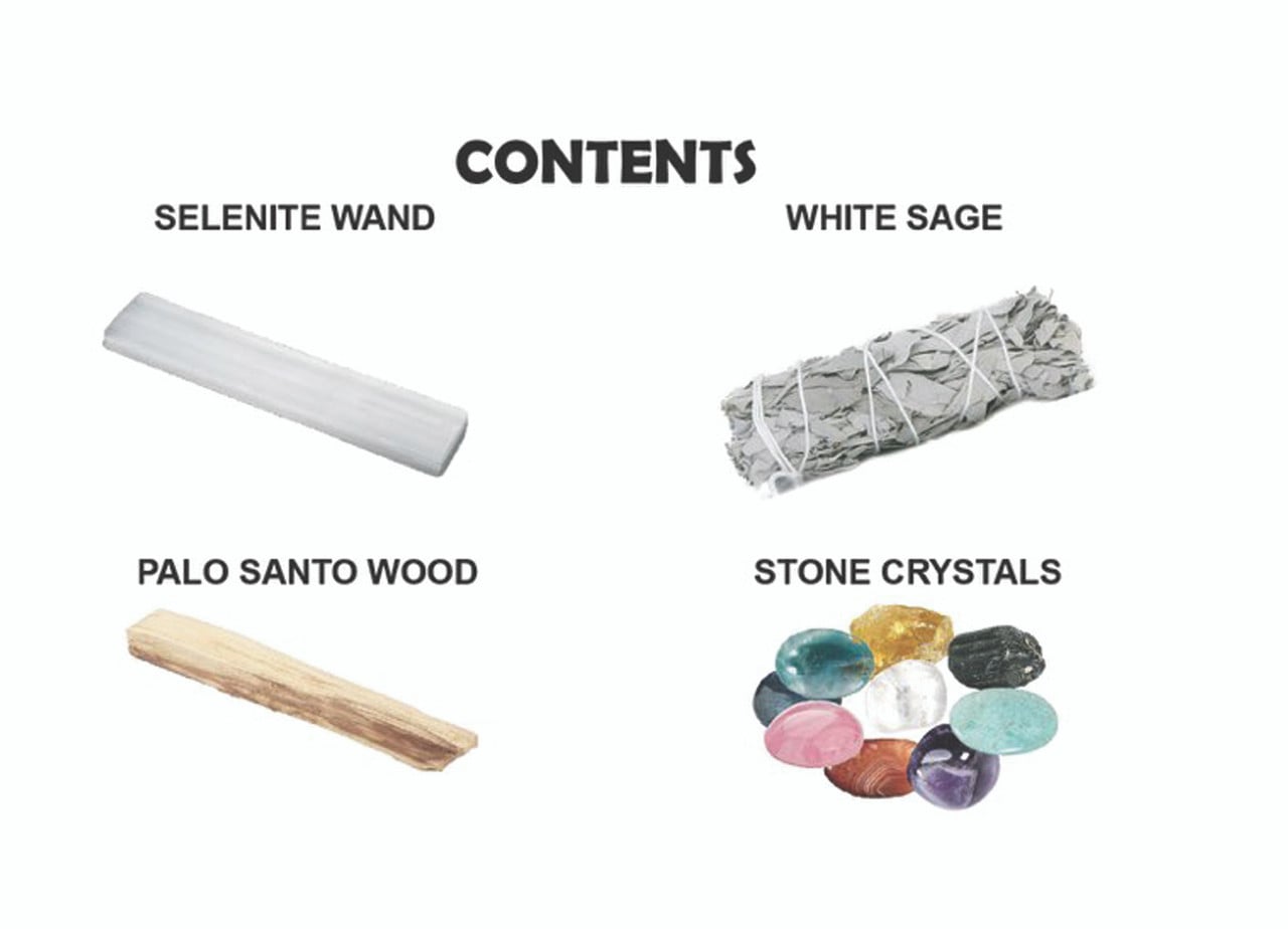 Energy Cleansing Smudge Kit w/ Tourmaline