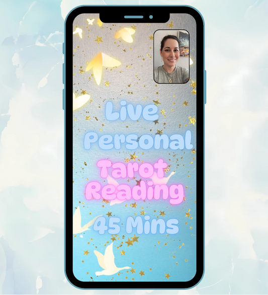 Live Personal Tarot Reading 45 or 60Mins – FaceTime, Zoom, WhatsApp & More 🔮✨