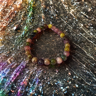 Rainbow Tourmaline Bracelet