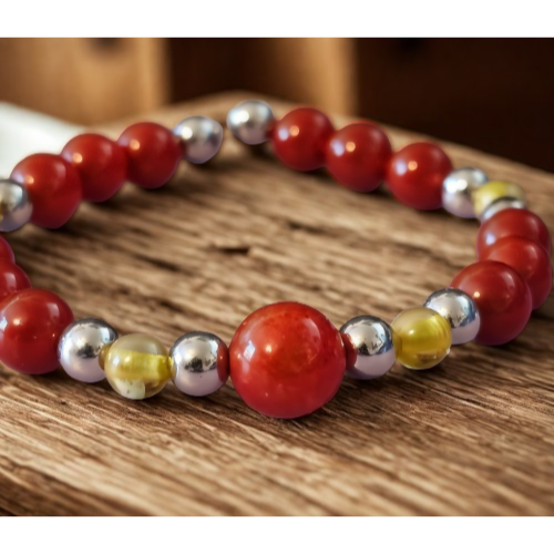 Carnelian & Citrine Bracelet