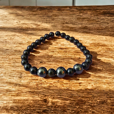 Black Tourmaline & Hematite Bracelet
