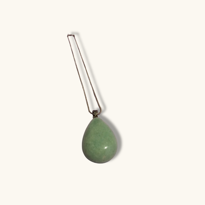 Green Aventurine Drop Necklace