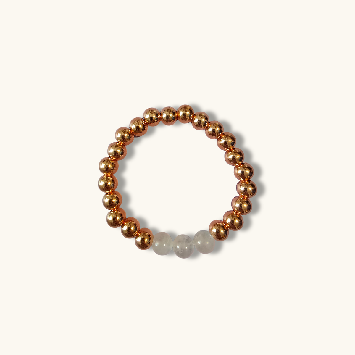 100% Copper & Moonstone Bracelet