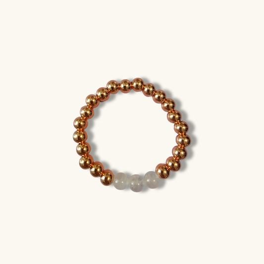 100% Copper & Moonstone Bracelet
