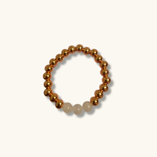 100% Copper & Rose Quartz Bracelet
