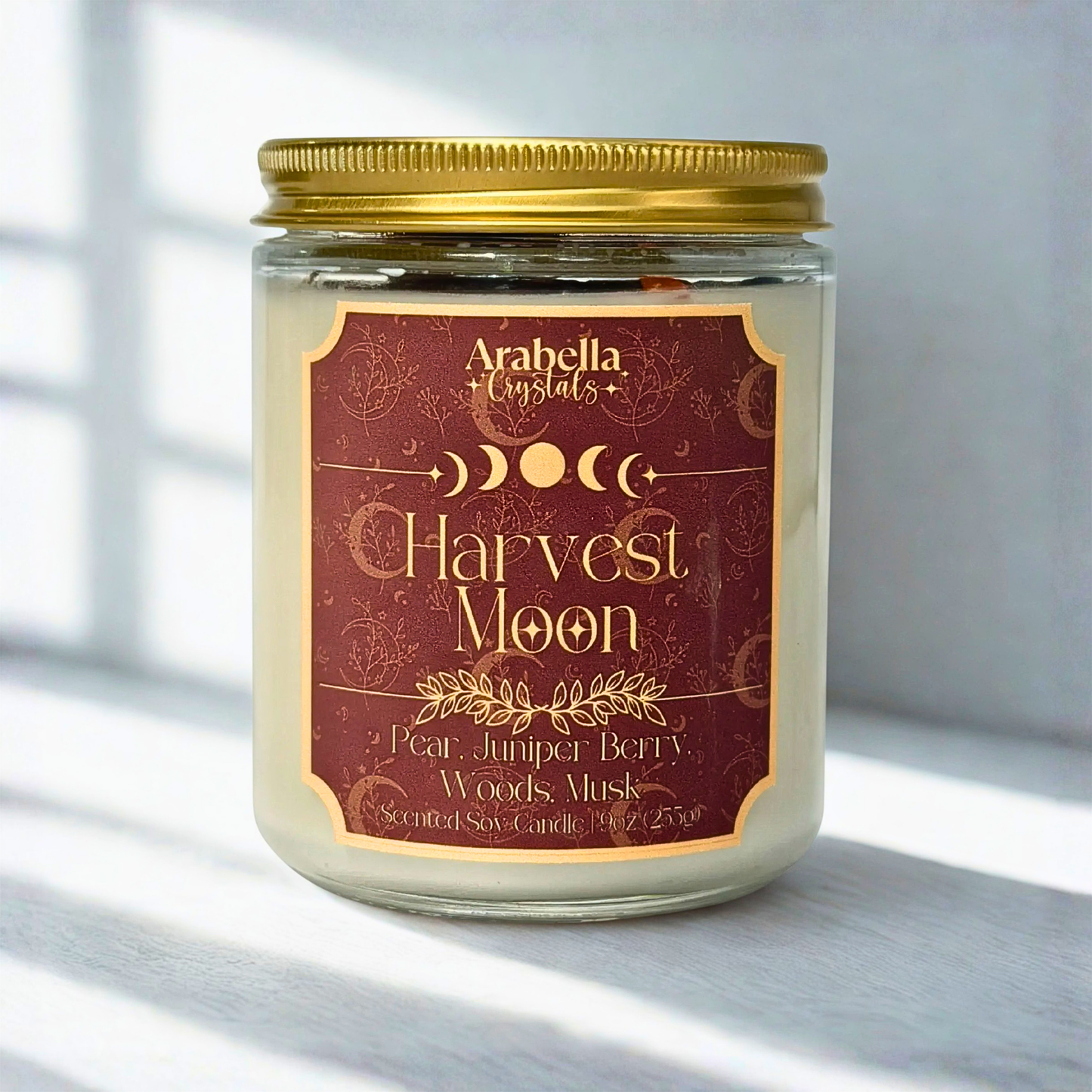 Harvest Moon Crystal Candle