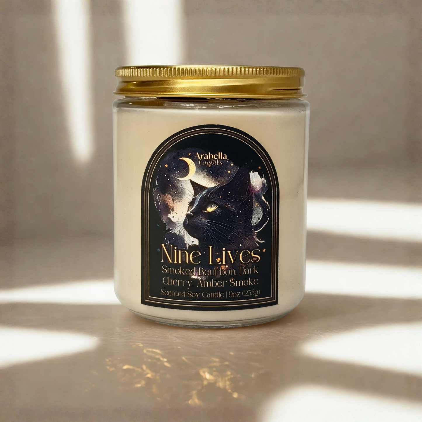 Nine Lives Crystal Candle