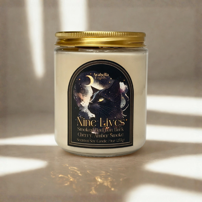 Nine Lives Crystal Candle