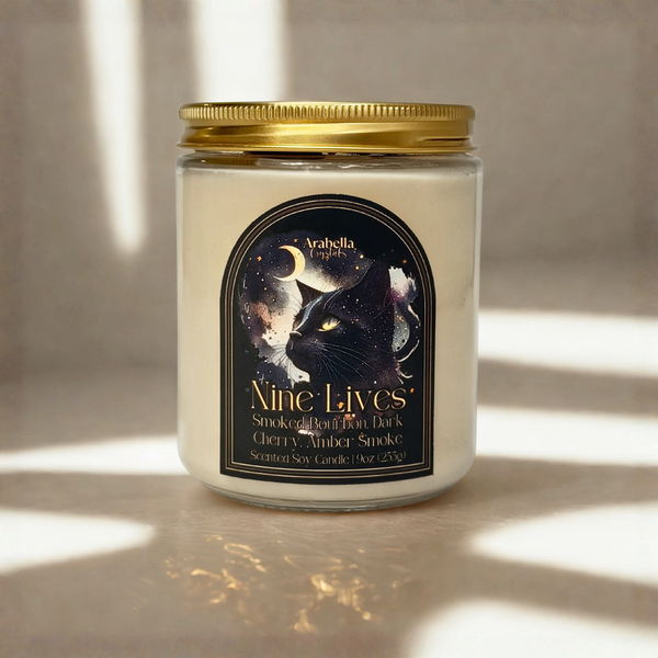 Nine Lives Crystal Candle