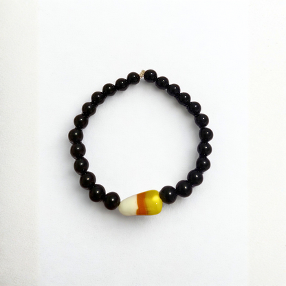 Candy Corn Black Tourmaline Bracelet