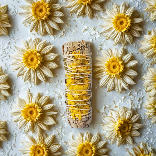 White Sage w/ Sunflowers