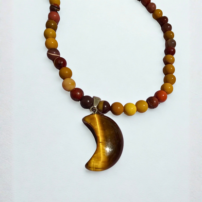 Mookaite & Tigers Eye Necklace