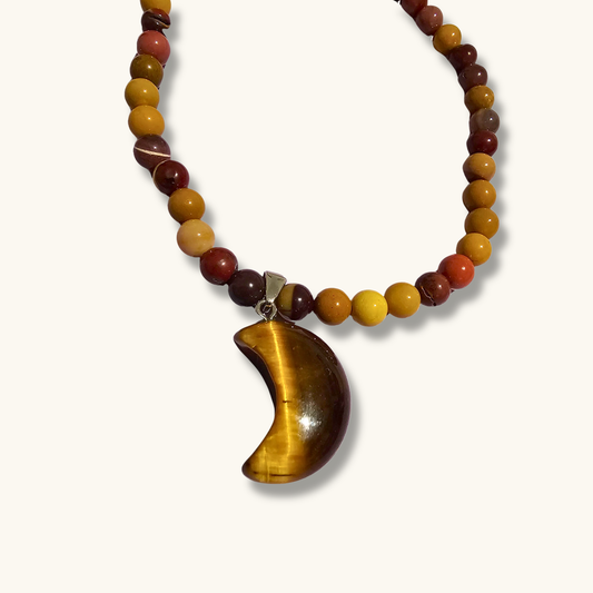 Mookaite & Tigers Eye Necklace