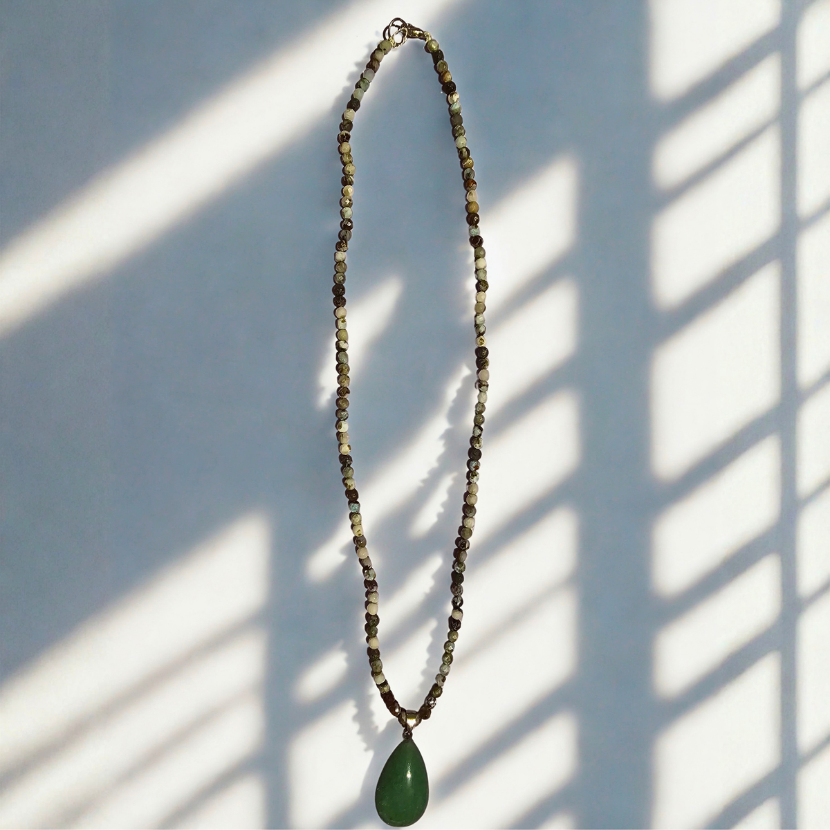 Larimar & Green Aventurine Necklace