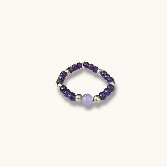 Purple Amethyst & Lavender Amethyst Bracelet