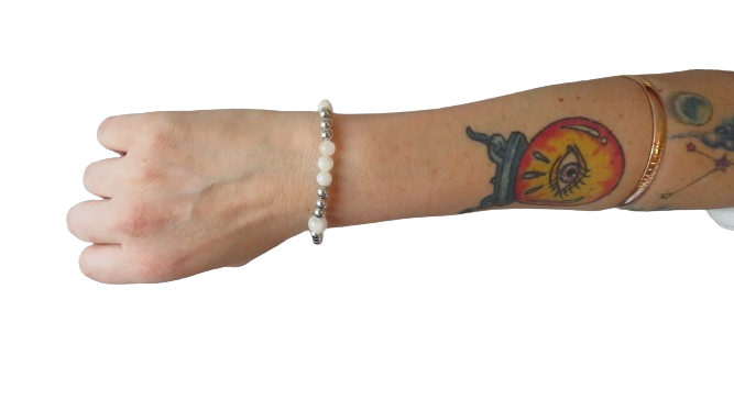 Blessings and Faith Braclet White