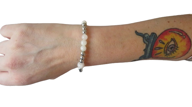 Blessings and Faith Braclet White