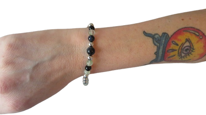 Blessings and Faith Braclet Black & Clear