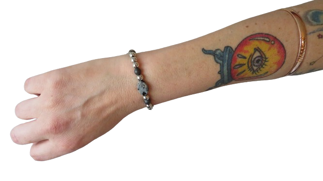 Blessings and Faith Braclet Grey