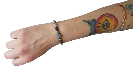 Blessings and Faith Braclet Grey