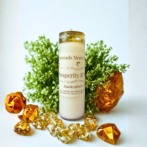 Prosperity & Wealth Prayer Candle 16oz