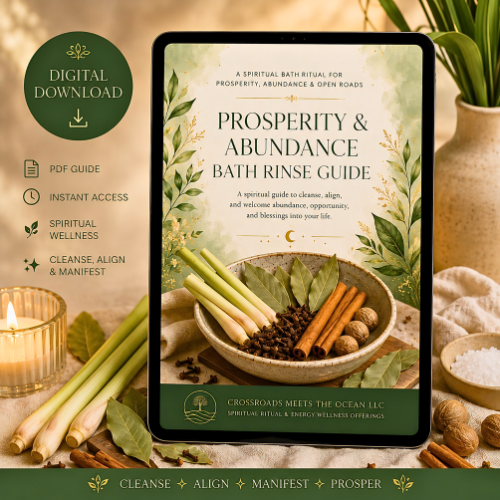 Prosperity & Abundance Bath Rinse Guide