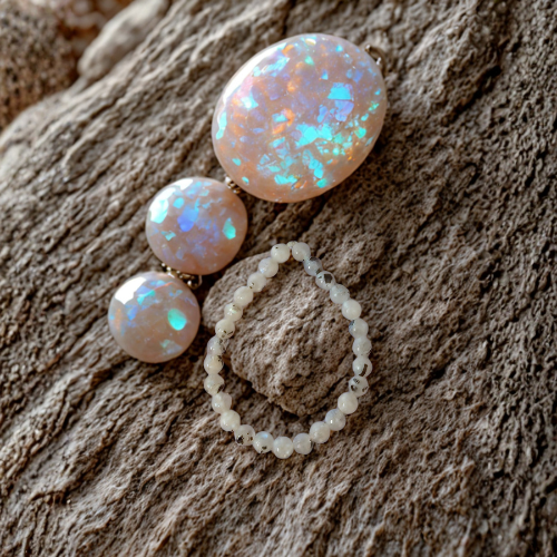 Rainbow Moonstone Bracelet