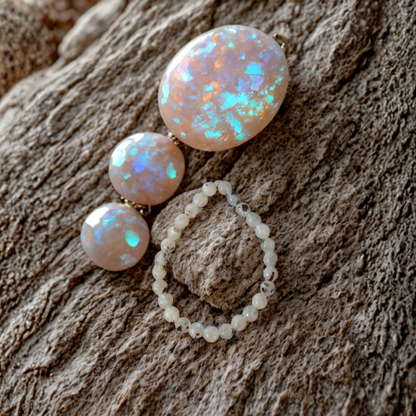 Rainbow Moonstone Bracelet