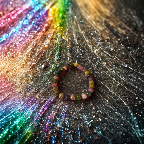 Rainbow Tourmaline Bracelet