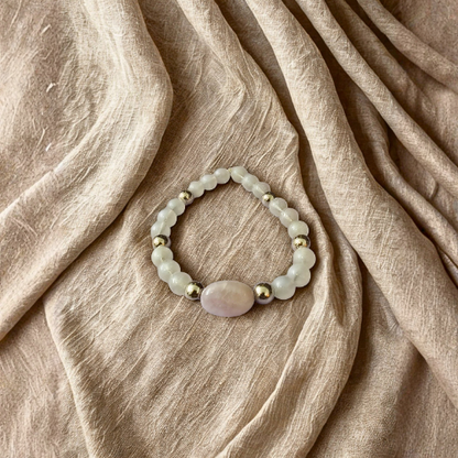 Moonstone & Kunzite Bracelet