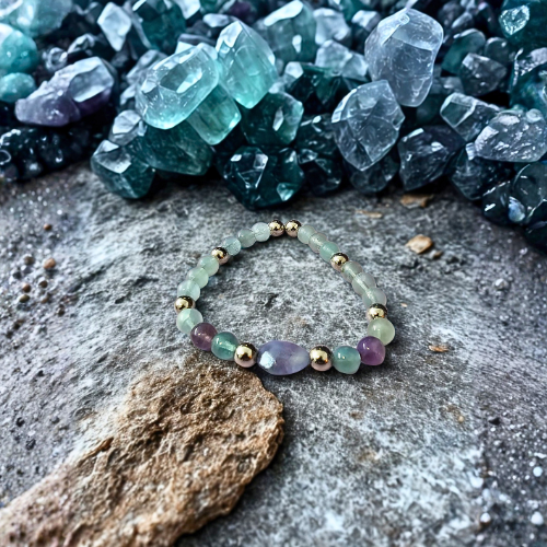 Rainbow Fluorite Bracelet