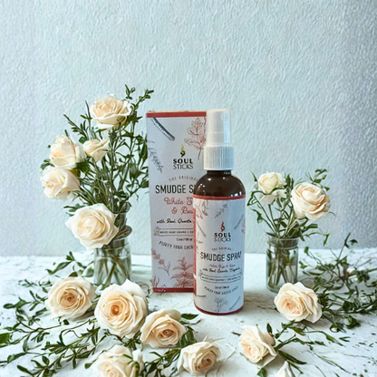 White Sage & Rose Smudge Spray (3.5 oz)