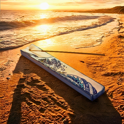 Great Wave Ceramic Incense Holder