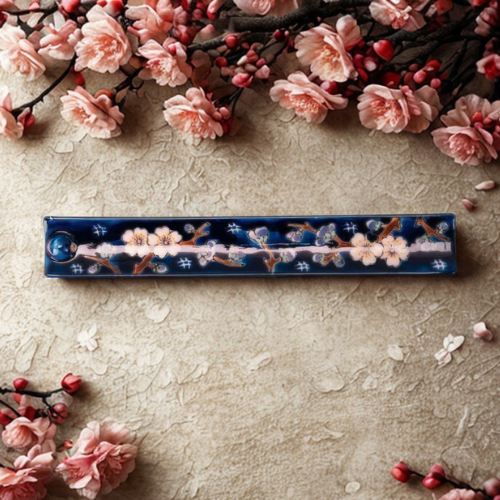 Plum Blossoms Ceramic Incense Holder