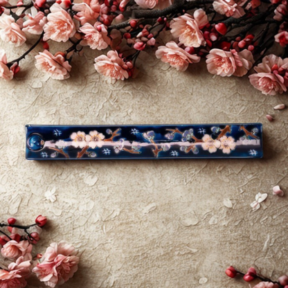 Plum Blossoms Ceramic Incense Holder