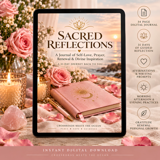 Sacred Reflections: A 31-Day Journal of Self-Love, Prayer & Divine Inspiration