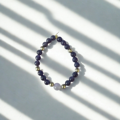 Purple Amethyst & Lavender Amethyst Bracelet