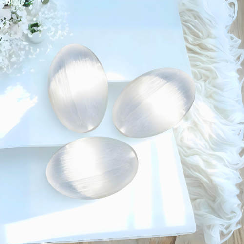 Selenite Soothing Stone (2 - 3 in.)