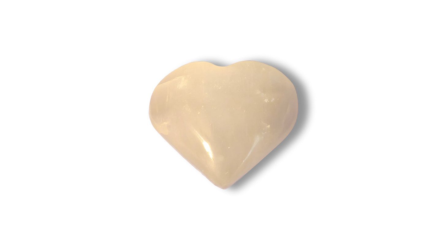 Selenite Heart Puffs