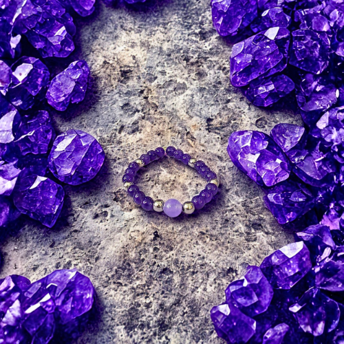 Purple Amethyst & Lavender Amethyst Bracelet